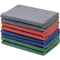 ZOLLNER Geschirrtuch, (Spar-Set, 8-tlg), 40 x 40 cm, 80% Polyester, 20% Polyamid, vom Hotelwäschespezialisten