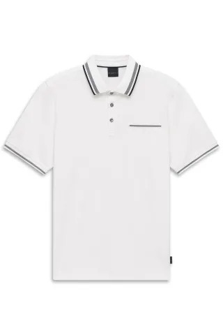 bugatti - Herren Polo 1/2 Arm ecru - Gr. - XXL
