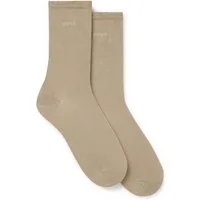 BOSS Businesssocken 2P RS Uni Logo CC W (Packung, 2-Paar, 2er Pack) mit BOSS Schriftzug