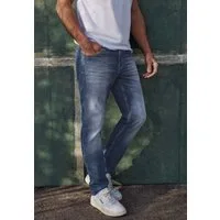 STREET ONE MEN Regular-fit-Jeans aus Baumwolle mit Stretchanteil