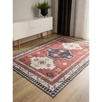 benuta Teppich George, rechteckig, Höhe: 5 mm, Vintage-Look, Kurzflor, Teppich Wohnzimmer, Schlafzimmer, Waschbar