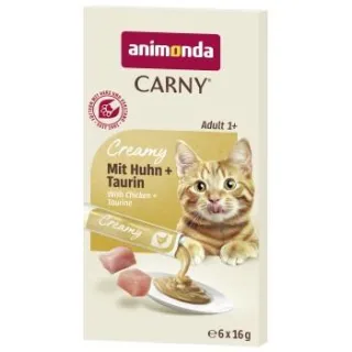 animonda Carny Creamy mit Taurin Huhn 66x15 g