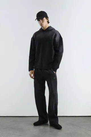 Kapuzensweatshirt aus Strick