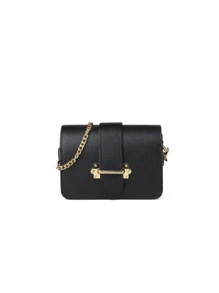Giulia Monti Schultertasche/Hüfttasche Schwarz