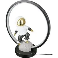 GILDE LED Tischleuchte Astronaut Apollo 52717 Kunstharz 33 cm USB Designleuchte, LED fest integriert