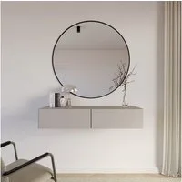 Selsey Schminktisch OLIO, Wandhängender Schminktisch mit 2 Schubladen, 110 cm breit