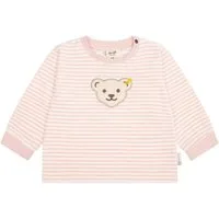 Steiff Sweatshirt Sweatshirt GOTS Baby Wellness lässig mit Teddykopf