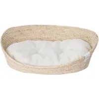 Dehner Tierbett Premium Kuschelbett Tiefer Schlaf, Naturmaterial, versch. Größen, exquisites, hochwertiges Hundebett / Katzenbett