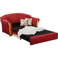 Home affaire 2-Sitzer Milano, Schlafsofa im Landhaus-Stil, bequem, Liegefläche 188/124cm, mit Bettfunktion