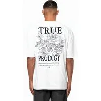 trueprodigy Oversize-Shirt Alex Logoprint Rundhals dicker Stoff