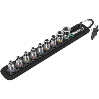 Wera Belt A 1 Zyklop Steckschlüsseleinsatz-Satz, mit Haltefunktion, 1/4"-Antrieb, 10-teilig - 05003880001