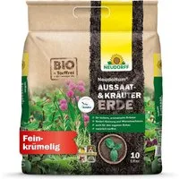 Neudorff Anzucht- und Kräutererde NeudoHum Aussaat- und KräuterErde 10 L, mit Anzucht- und Kräutererde, Torffreie Spezialerde für Aussaaten und Kräuter