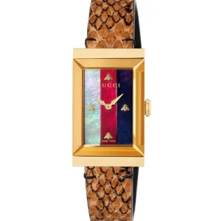 Gucci YA147402 G-Frame Damenuhr mehrfarbig