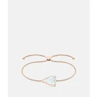 Liebeskind Berlin Edelstahlarmband Schmuck Geschenk Armkette Glass Heart, mit Glasstein