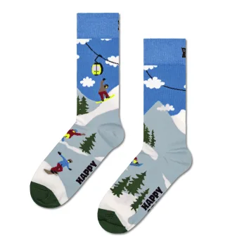 happy socks - Snowboard Sock Blau - Gr. - 38