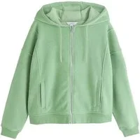 Next Kapuzenpullover Frottee-Hoodie mit durchgehendem Reißverschluss (1-tlg)
