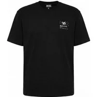 Diesel Rundhalsshirt Loose Fit Relaxed Logo Shirt - T-WASH-XX