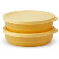 TUPPERWARE Vorratsdose Tupperware Cubix 200ml gelb 2er set