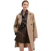 Marc O'Polo Trenchcoat in lässigem Baumwoll-Crinkle-Mix