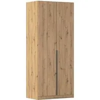 OTTO home Drehtürenschrank Kleiderschrank Schrank Garderobe AGORDO Schlafzimmer (in zwei Griff-Farben, Breiten 91-405 cm, Dekor- oder Hochglanzfront) durchdachte Innenausstattung, in 8 Breiten und 2 Höhen MADE IN GERMANY