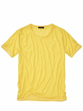 Mey & Edlich Herren Abenteuershirt 2.0 Gelb 100 % Baumwolle (bio)