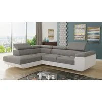 Sofnet Ecksofa Caris, mit Schlaffunktion und Bettkasten, Wohnlandschaft mit einstellbare Kopfstützen, Schlafsofa