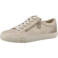 Mustang Shoes Winona Sneaker Freizeitschuh, Halbschuh, Schnürer mit Besatz im Animal-Look