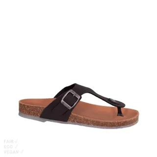 Shoezuu Toe Post Sandalen schwarz 38