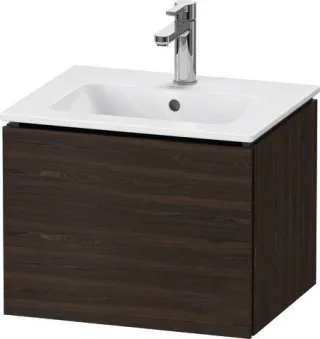 Duravit L-Cube Waschtischunterbau wandhängend Nussbaum gebürstet Matt 520x421x400 mm - LC611806969 LC611806969