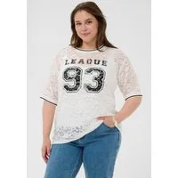 KAFFE Curve T-Shirt T-Shirt kurzarm KCbella Große Größen