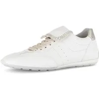 Gabor Sneaker Freizeitschuh, Halbschuh, Schnürer mit Ziernähten und Kontrastbesatz