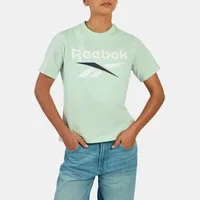 Reebok T-Shirt WREN 2 COLOUR LOGO CREW SS TEE aus Baumwolle, in den Größen XS bis XXL