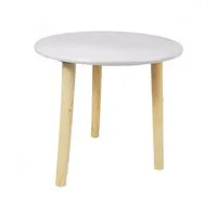 Spetebo Beistelltisch Holz Beistelltisch My Home 30 cm - weiß (Stück, 1-St., Beistelltisch), kleiner Blumenhocker für den Wohnbereich