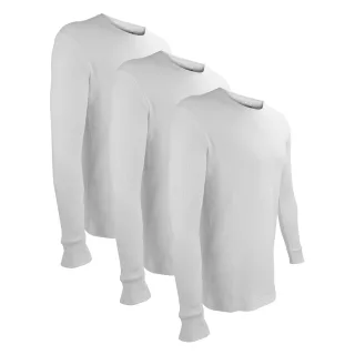 3er-Pack Männer Thermounterwäsche Oberteil | Winter-Basisschicht Langarmoberteil