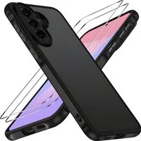 SmartUP Smartphone-Hülle + 2X Schutzglas für Samsung Galaxy A37 5G Panzerfolie Display Case 9H 6,7 Zoll, integrierter Kameraschutz