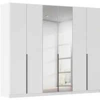 OTTO home Drehtürenschrank Kleiderschrank Schrank Garderobe AGORDO mit Dekor- oder Hochglanzfront (in zwei Griff-Farben, Breiten 91-405 cm) durchdachte Innenausstattung, in 8 Breiten und 2 Höhen MADE IN GERMANY