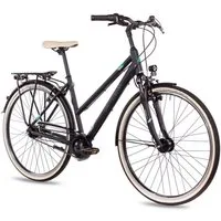 Airtracks Cityrad Damen City Fahrrad 28 Zoll CI.2820L, 7 Gang SHIMANO NEXUS Schaltwerk, Nabenschaltung, Schwarz Matt - Rahmenhöhen 48 cm und 52 cm » Modeljahr 2026