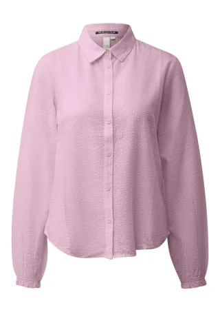 Q/S designed by - Strukturierte Bluse pink - Gr. - 34