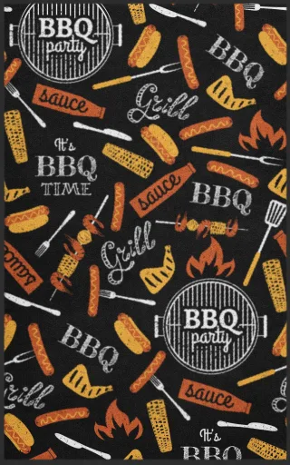 Fussmatte BBQ 7506 | Größe: 60 cm x 90 cm