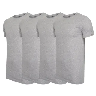 4-Pack T-shirts von Cappuccino Italia in der farbe Grau und in größe L.