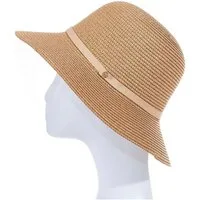 Adel Accessoires Sonnenhut Damen Sonnenhut mit Lederband – 50–55 cm – Sommerhut Papier