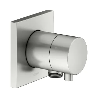 Keuco 3-Wege Ab-u.Umstellventil IXMO Comf.59549, Schlauchanschl., eckig, Edelstahl-finish, 595490611 59549061102