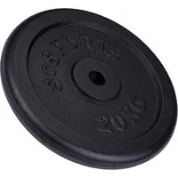 ScSPORTS® Hantelscheibe Hantelscheiben Set Gusseisen 40 - 120 kg, 20 kg