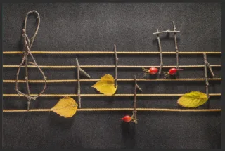 Fussmatte Musik 6333 | Größe: 60 cm x 45 cm
