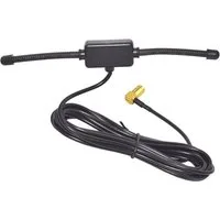 Bolwins Q62 DAB+ Scheiben Antenne SMB Adapter DAB Auto Radio Antenne Patch 3m Innenantenne (DAB+ Empfang, für Fahrzeug, Verstärkung: 4 dB), Selbstklebend, Elektronisch verstärkt