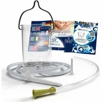 Horn Medical Mobiles Bidet Horn Medical Einlaufbecher mit Irrigator-Set & Darmrohr CH20 (Darm-Detoxing, 1 St., INKL. 1x 40cm Darmrohr CH 20), für eine einfache, schonende Darmreinigung z.B. bei Fastenkuren