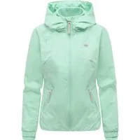 Ragwear Outdoorjacke Dizzie Tech Wasserdichte Damen Übergangsjacke mit großer Kapuze