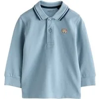 Next Langarm-Poloshirt Langärmeliges Polo-Shirt (1-tlg)