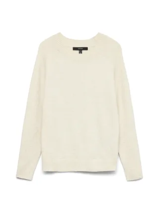 VERO MODA - VMDOFFY LS O-NECK BLOUSE GA NOOS Birch - Gr. - XS