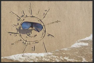 Fussmatte Sonne 4857 | Größe: 60 cm x 45 cm